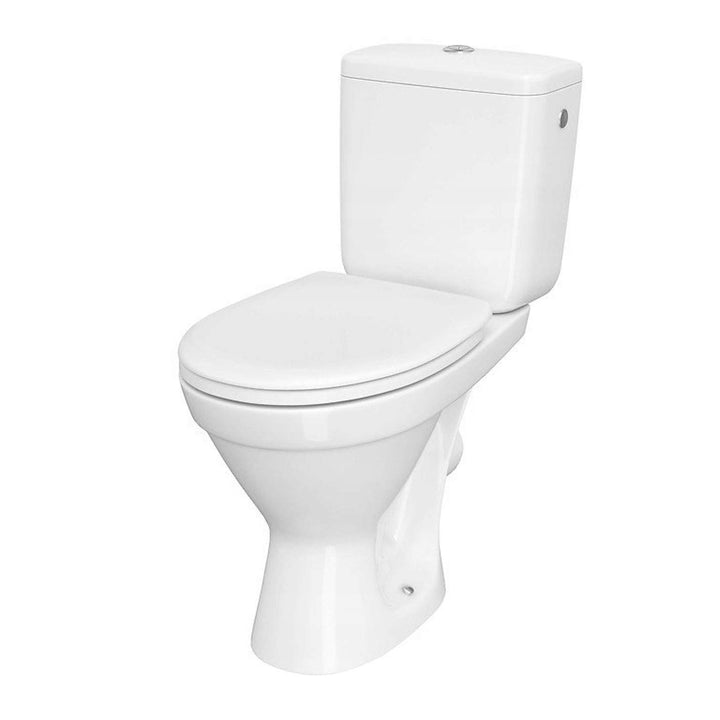 VBChome WC Toilette Stand Spülrandlos Keramik Komplett Set mit Spülkasten Funktion für waagerechten
