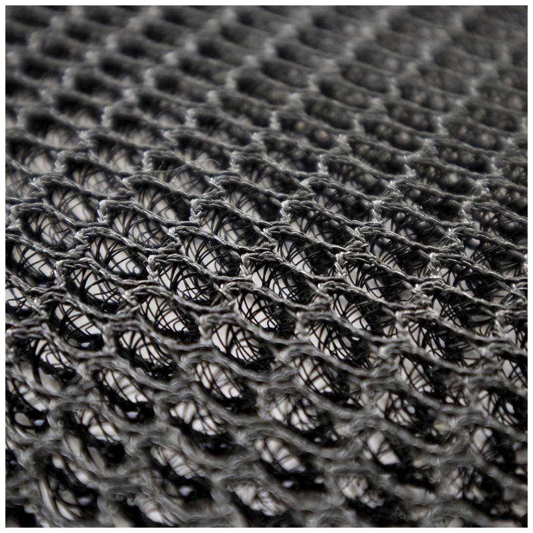 Matratzenunterlage Air Mesh, 90x200cm, Schwarz | Abstandsgewirke, 10mm Dicke, 410g/m², DHL Versand
