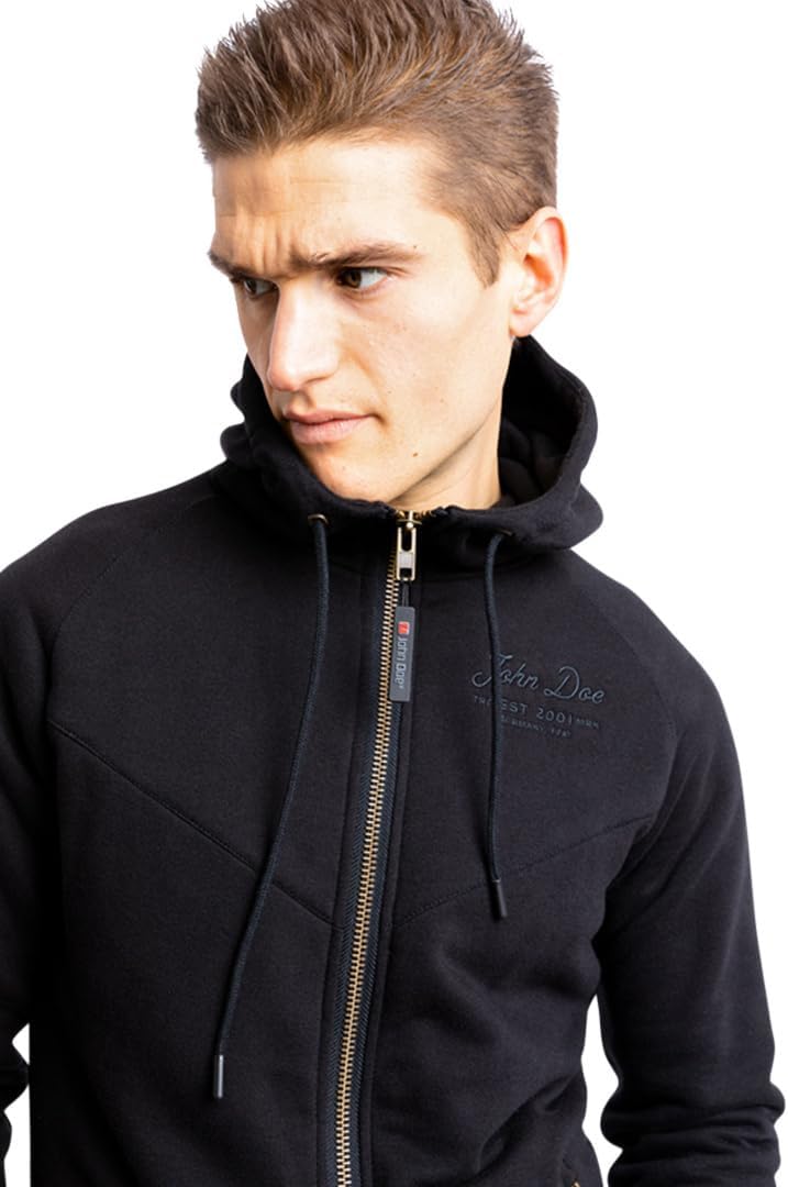 John Doe Herren Xtm V2 Sweatshirt (1er Pack) S Schwarz, S Schwarz