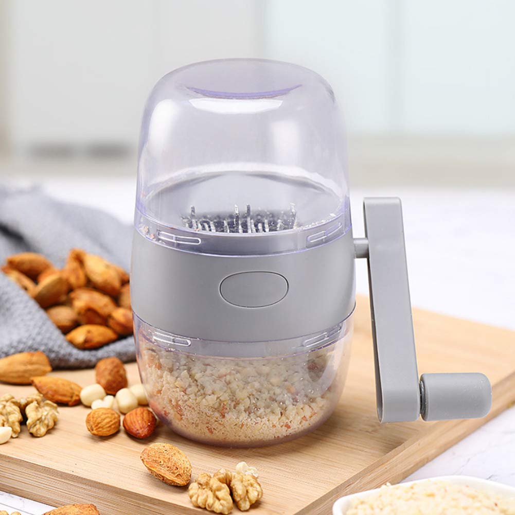 Nussbrecher Nuss Chopper Multi Zerkleinerer Universal FüR Alle NüSse Geeignet,Manuelle Nussmühle mit
