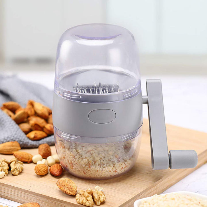 Nussbrecher Nuss Chopper Multi Zerkleinerer Universal FüR Alle NüSse Geeignet,Manuelle Nussmühle mit