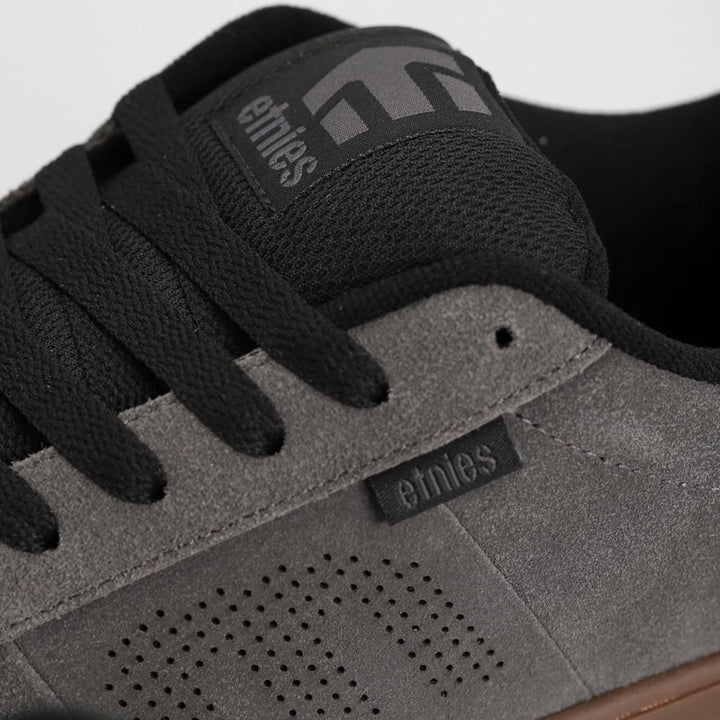 Etnies Herren Kingpin Skateboardschuhe 41 EU Grau Schwarz, 41 EU Grau Schwarz