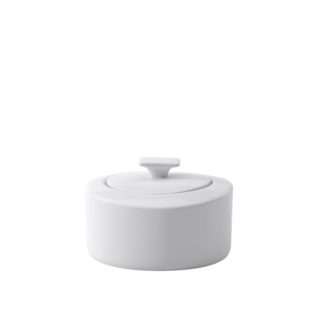 Villeroy &amp; Boch 10-4510-0960 Modern Grace Zucker-/Marmeladendose, 0,33 l, Premium Bone Porzellan Bia