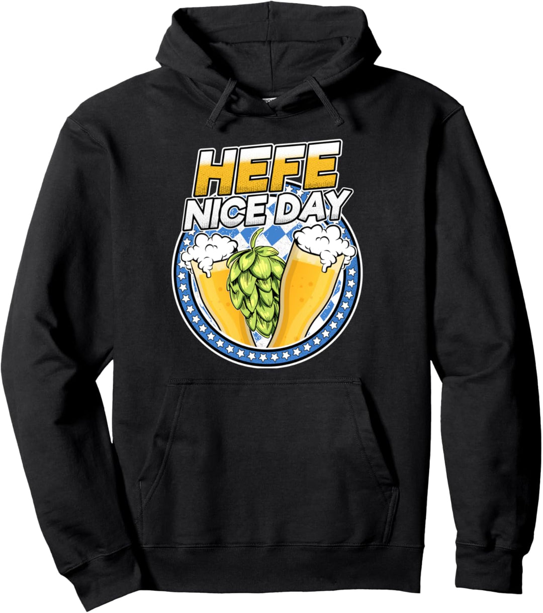 Hefe Nice Day Weizenbier Lustig Spruch Saufen Herren Bier Pullover Hoodie