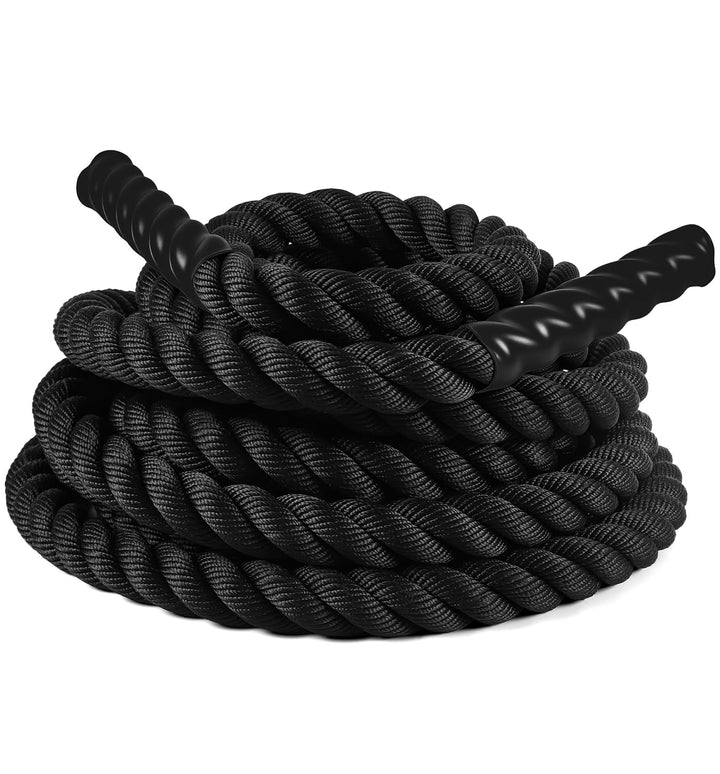 Ultrasport Battle Rope, Seillänge 3,8 cm Durchmesser, hochwertiges Schlagseil für Kraftausdauer & Mu
