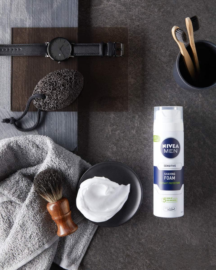 NIVEA Men Shave Foam Sensitive 200ml x 6