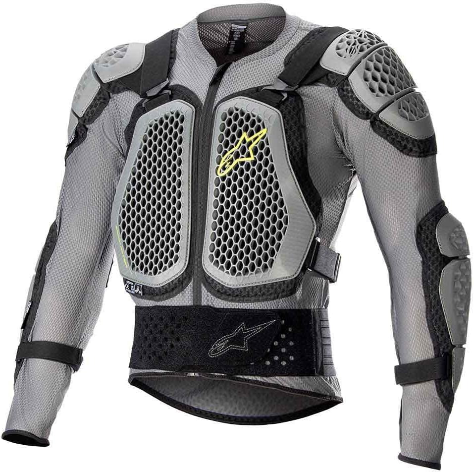 Alpinestars Bionic Action V2 Protektorenjacke (Gray,XXL) XXL GRAY BLACK YELLOW FLUO, XXL GRAY BLACK