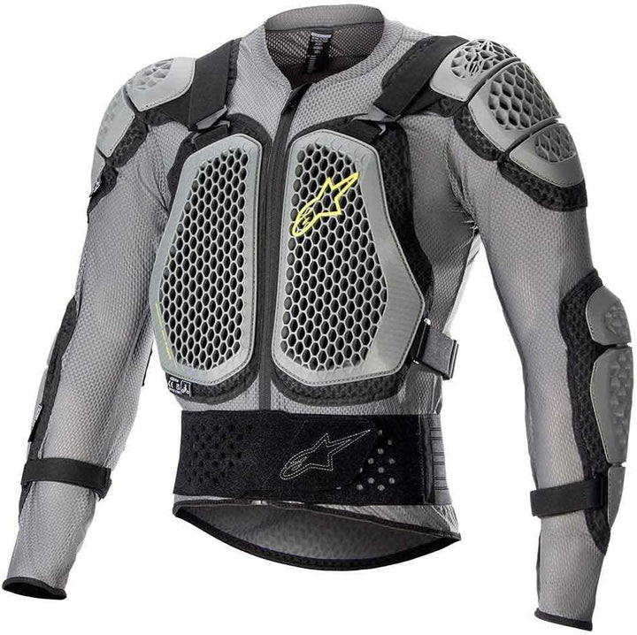 Alpinestars Bionic Action V2 Protektorenjacke (Gray,XXL) XXL GRAY BLACK YELLOW FLUO, XXL GRAY BLACK