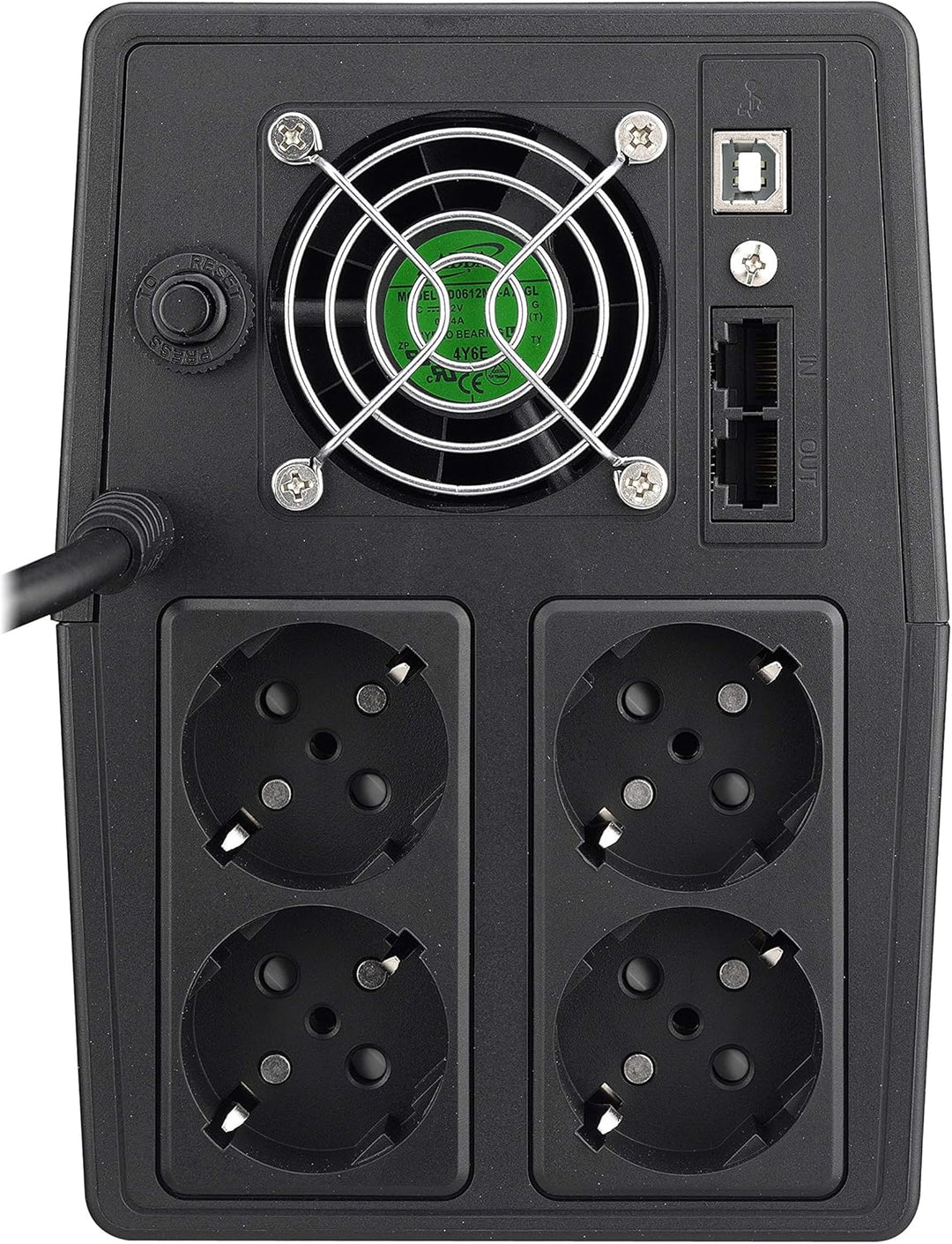 PHASAK PH 9420-système für unterbrechungsfreie Stromversorgung (2000 VA LCD USB + RJ45) 2000 VA / 12