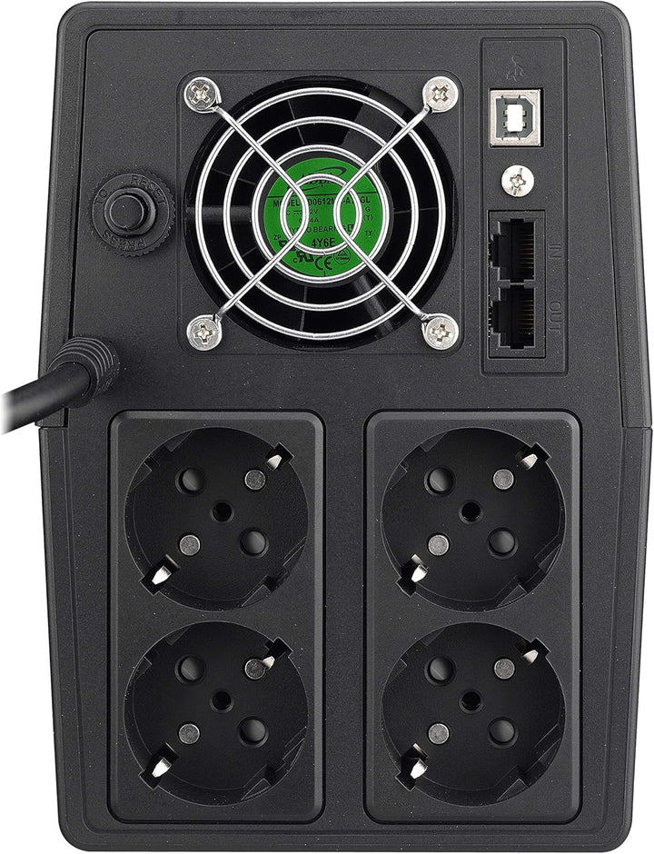 PHASAK PH 9420-système für unterbrechungsfreie Stromversorgung (2000 VA LCD USB + RJ45) 2000 VA / 12