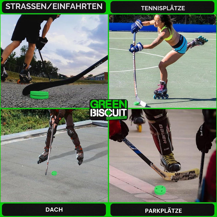Green Biscuit Original Passing/Handling Training Puck Passing Pack of 1, Passing Pack of 1