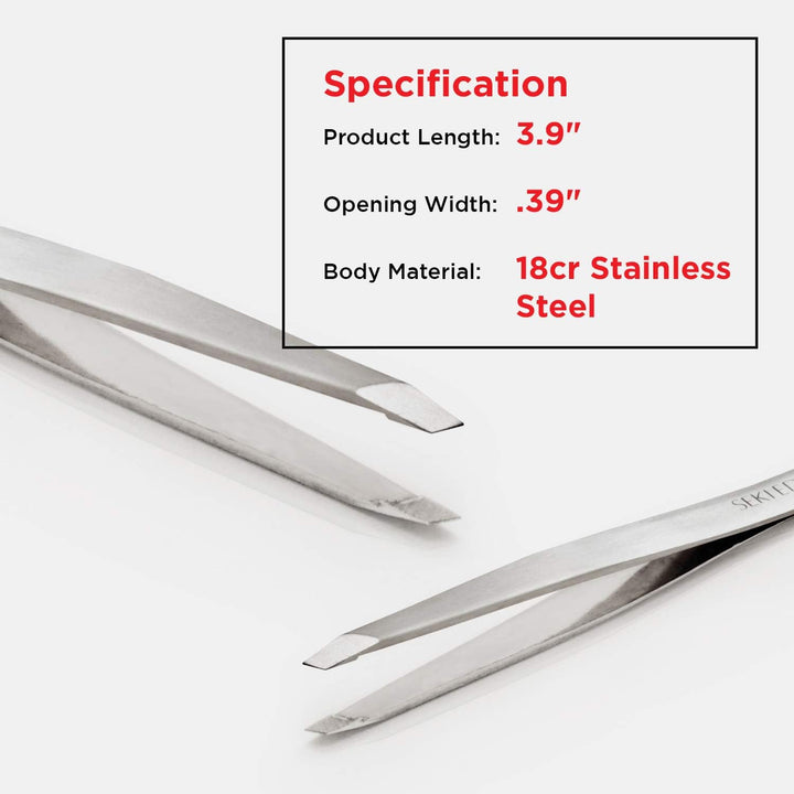 Seki Edge Stainless Steel Slant Tweezer (Pinzette)
