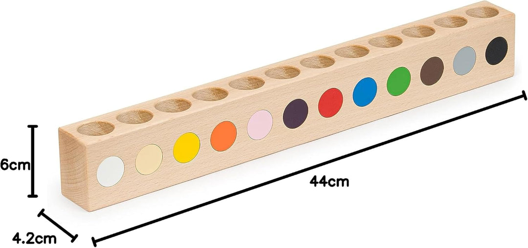 Obubu Montessori Schreibtisch Organizer Kinder - Stiftehalter Holz - Stifte Organizer - Stiftebox Ho