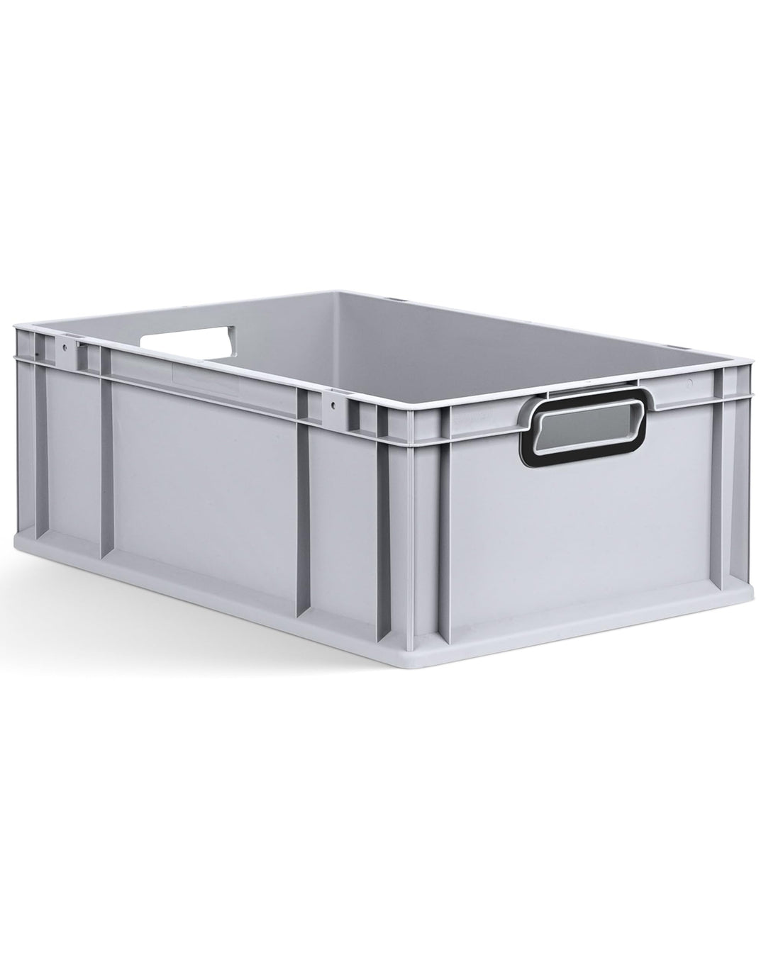 aidB Eurobox NextGen 2.0 - 600x400x220mm – Stapelbare 44L Kunststoffbox mit offenen Griffen – Lagerb