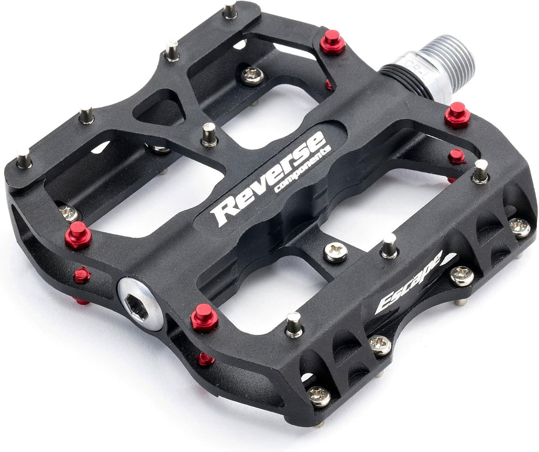 Reverse Escape Flat MTB MTB Fahrrad Pedal Schwarz - Schwarz, Schwarz - Schwarz