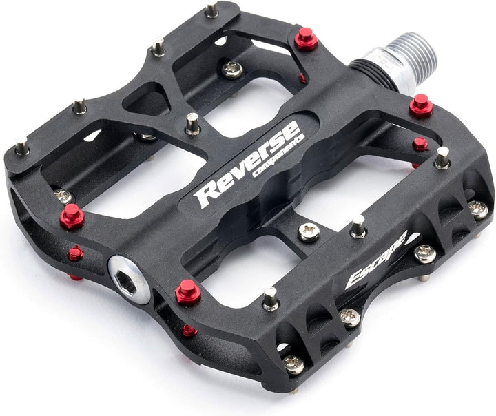 Reverse Escape Flat MTB MTB Fahrrad Pedal Schwarz - Schwarz, Schwarz - Schwarz
