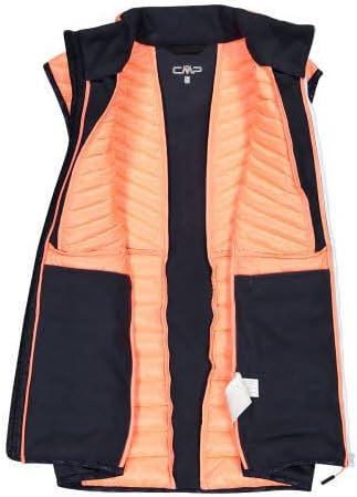 CMP Damen Hybrid Weste Steppweste 36 Red Fluo, 36 Red Fluo