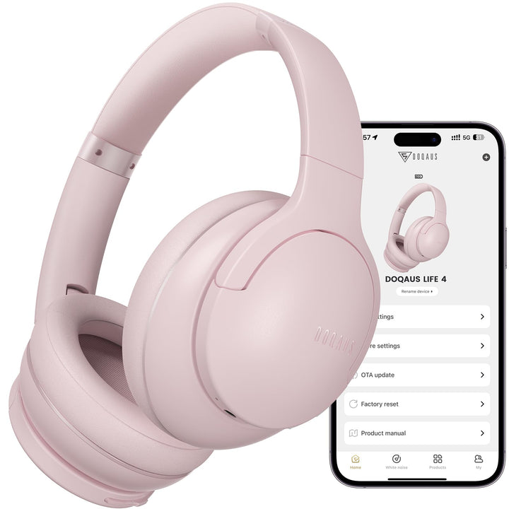 DOQAUS Kopfhörer Kabellos Bluetooth [Bis zu 90 Std] Bluetooth Kopfhörer Over-Ear mit 3 EQ-Modi, HiFi