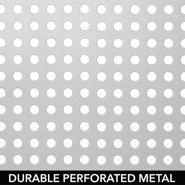mDesign 2er-Set Geschirrablage für die Küche – freistehendes Tellerregal aus Metall – Küchenregal fü