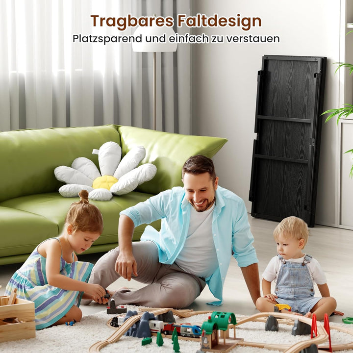 Couchtisch, Klappbarer Wohnzimmertisch, Tisch-Bein-Schnallendesign, Keine Montage erforderlich, Geei