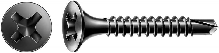 SPAX GIX-D Schnellbauschrauben 3,5 x 25 mm, Vollgewinde, 1000 Stück, Bohrspitze, Kreuzschlitz-H2, Tr