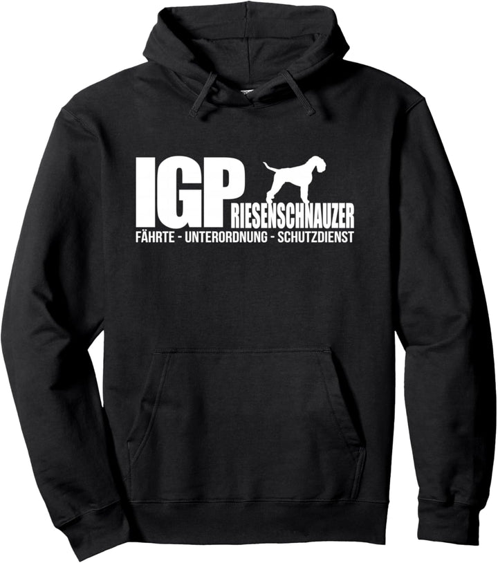 IGP Riesenschnauzer Hundesport IPO Hunde Pullover Hoodie