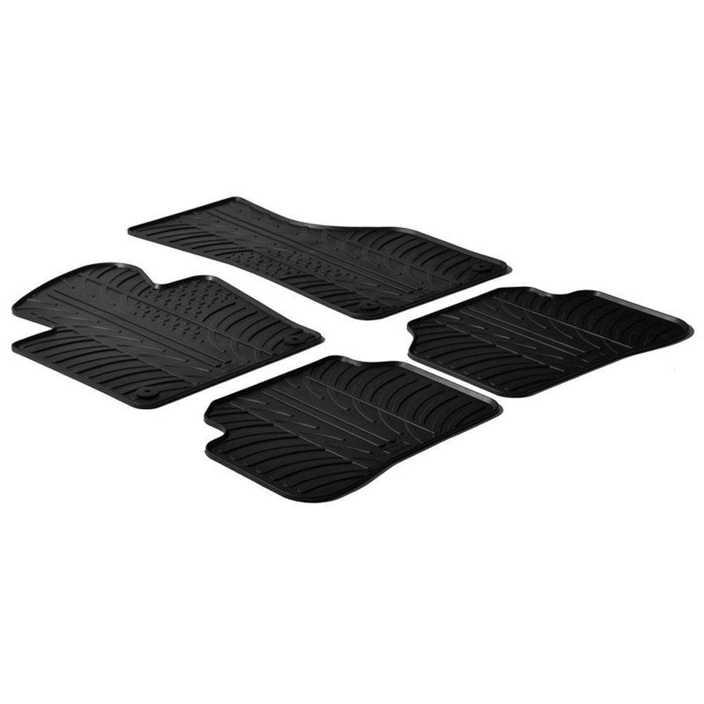 Satz Gummimatten kompatibel mit Volkswagen Passat 2010-2014 / Volkswagen Passat CC (T Profil 4-teili