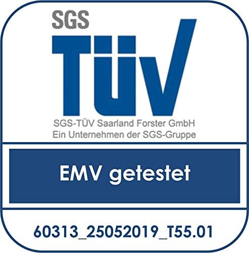 EHMANN 5500x0100 T55.01 Universaldimmer Comfort mit ISO-Gate Technologie, Unterputz-Drehdimmer, Dimm