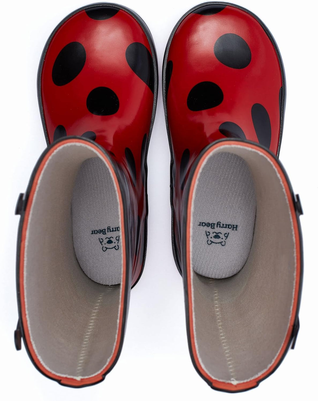 Harry Bear Kinder Gummistiefel mit Ladybug Rot 24 (UK 7)