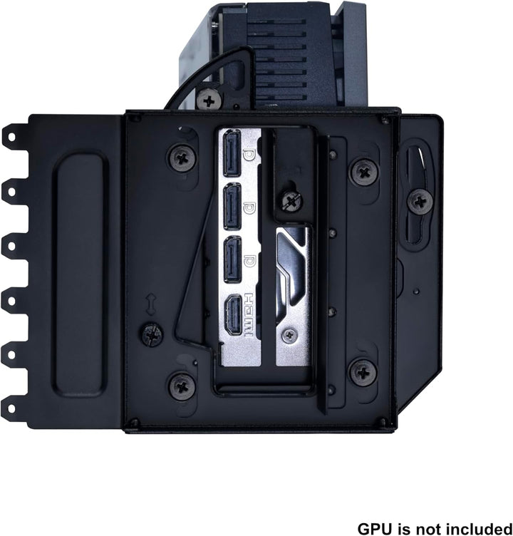 Lian Li Vertikales GPU-Halterungs-Kit VG4-5-V4, mit PCIe 5.0-Riser-Kabel – Schwarz