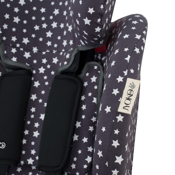 JYOKO KIDS Bezug für Autositz kompatibel mit Kinderkraft Myway, aus Baumwolle (Winter Sky), Winter S