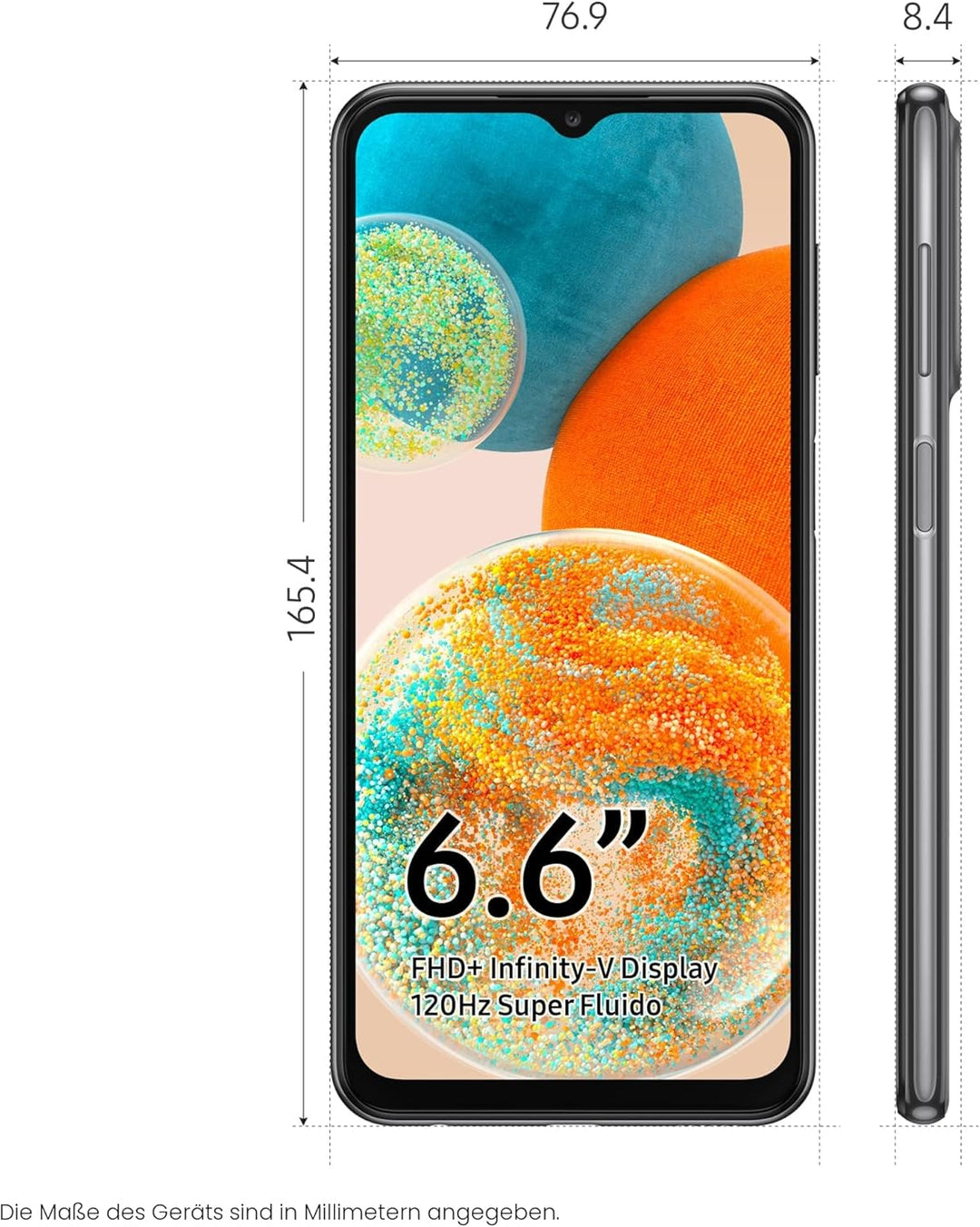Samsung Galaxy A23 5G SM-A236B 16.8 cm (6.6) Hybrid Dual SIM Android 12 USB Type-C 4 GB 128 GB 5000