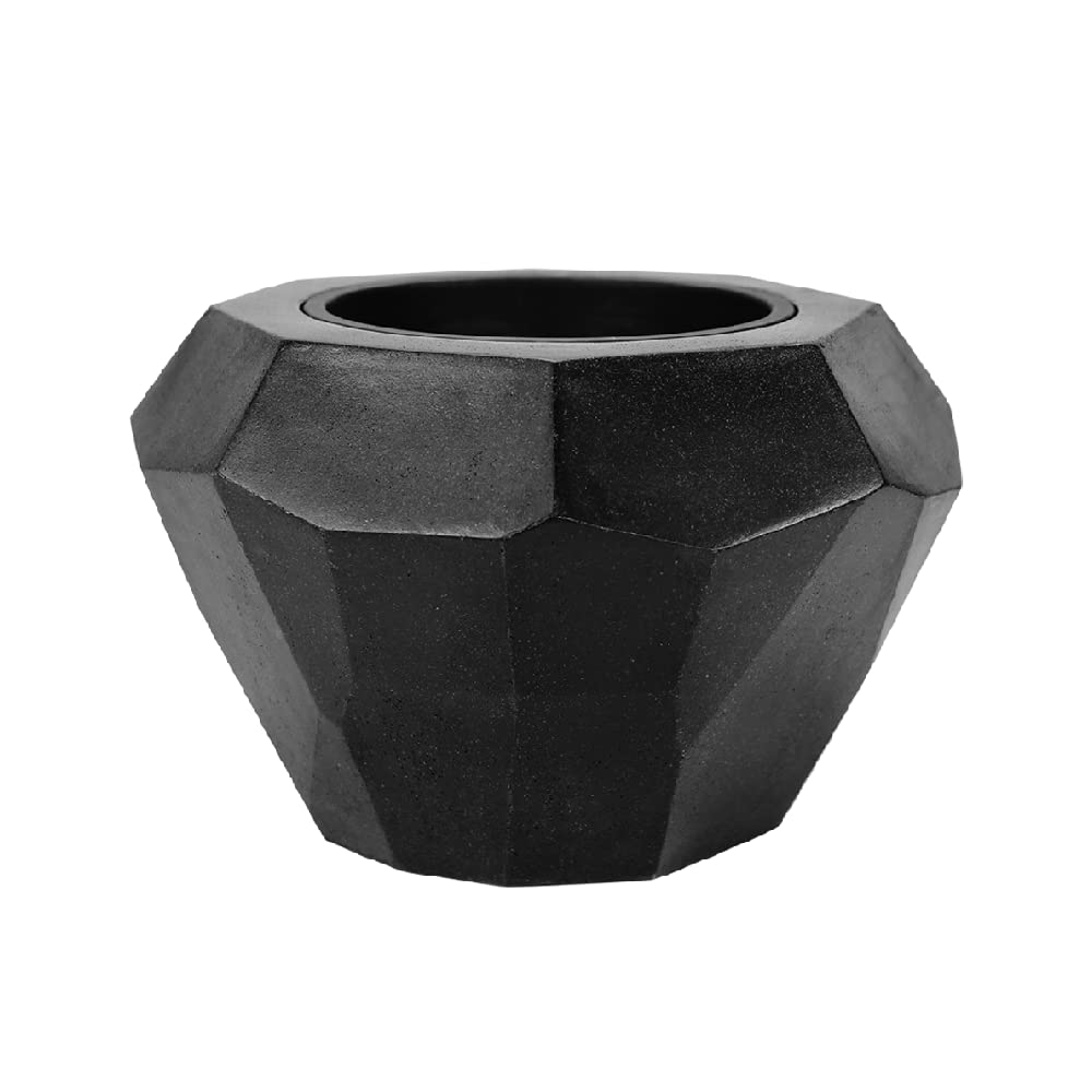 POETIC Pflanzgefäss VELSEN rund 60 Schwarz