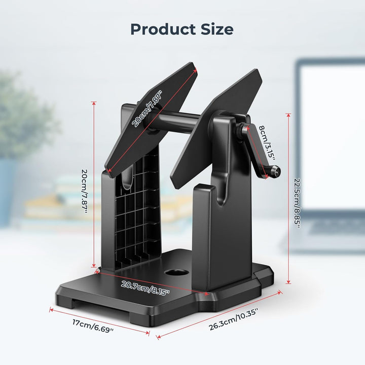 MUNBYN Etikettenhalter Ideal für Desktop-Thermoetikettendrucker und Etikettendrucker ITPP941 & ITPP1