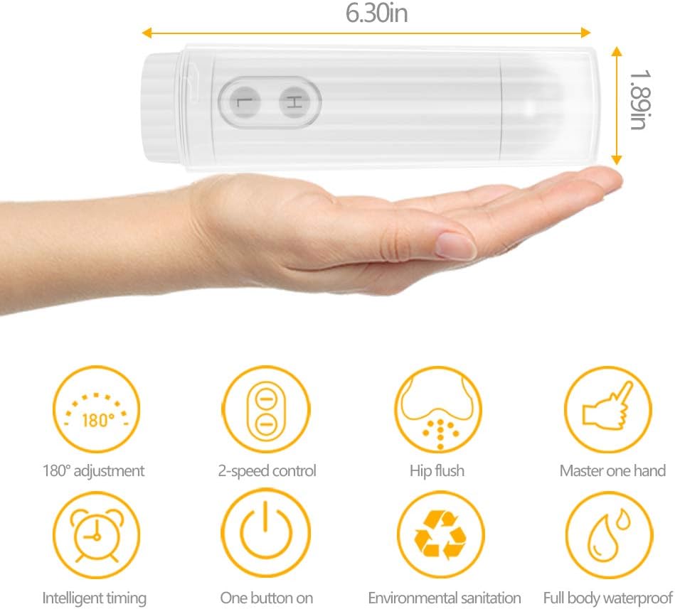 Po Dusche Tragbarer Bidet ersetzt Feuchttücher und Dusch WC Mobiles Reise Bidet Intimdusche Hand-Bid