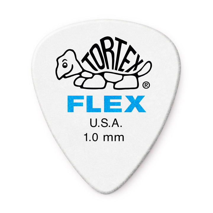 Médiators Jim Dunlop 1,00mm Tortex Flex 1,00mm sachet de 72 1,00mm Sachet de 72 1,0 mm Weiss., 1,00m