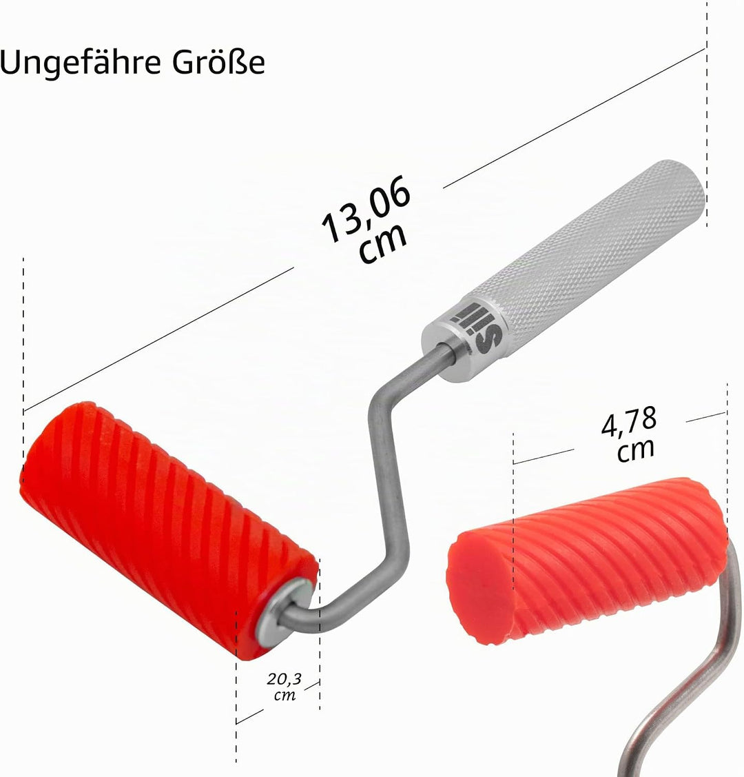 Sili Kleberoller mit Sili-Kleberablage für Kunst, Handwerk, Holzbearbeitung und grössere Klebeprojek