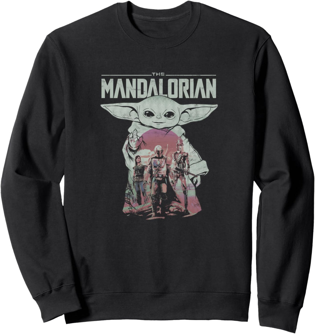 Star Wars: The Mandalorian Grogu The Child Portrait Fill Sweatshirt