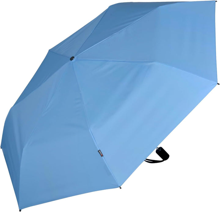 Knirps Taschenschirm Slim Duomatic Auf-Zu-Automatik Blue - Irisierend - Uv-schutz, Blue - Irisierend