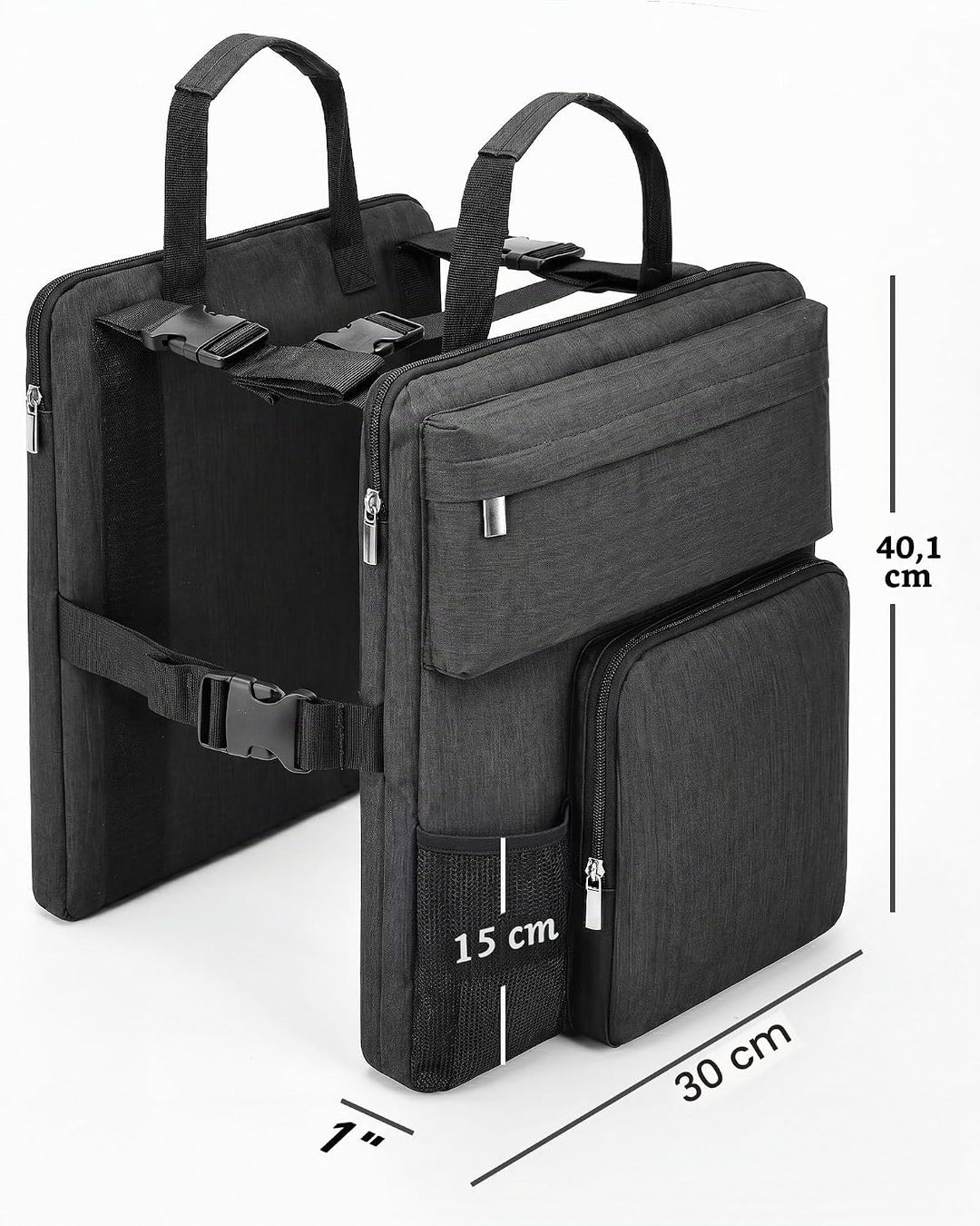 BS-VOG Über-Koffer-Organizer für Handgepäcktasche mit Getränkehalter | Packing Cubes für Koffer, ver
