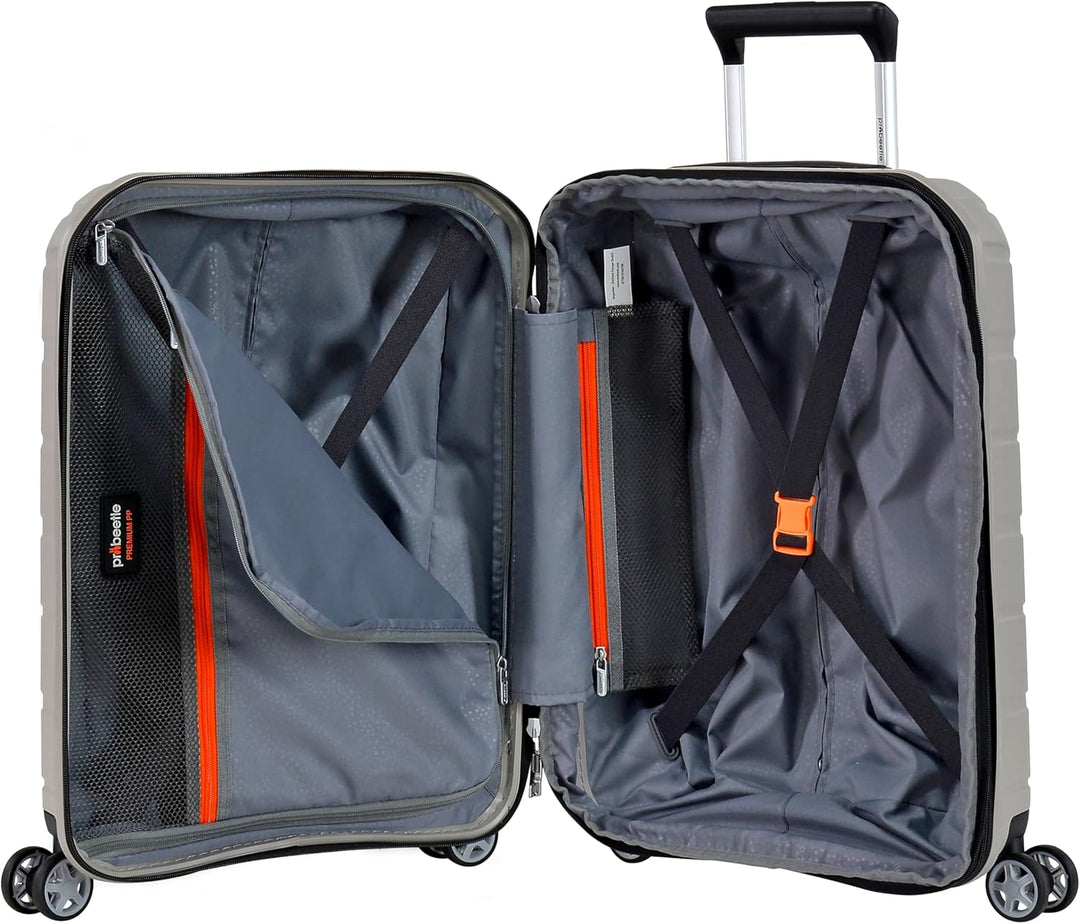 Probeetle by Eminent Koffer Voyager XXI Grau S (55cm - 42/47L) (Erweiterbar), Grau S (55cm - 42/47L)
