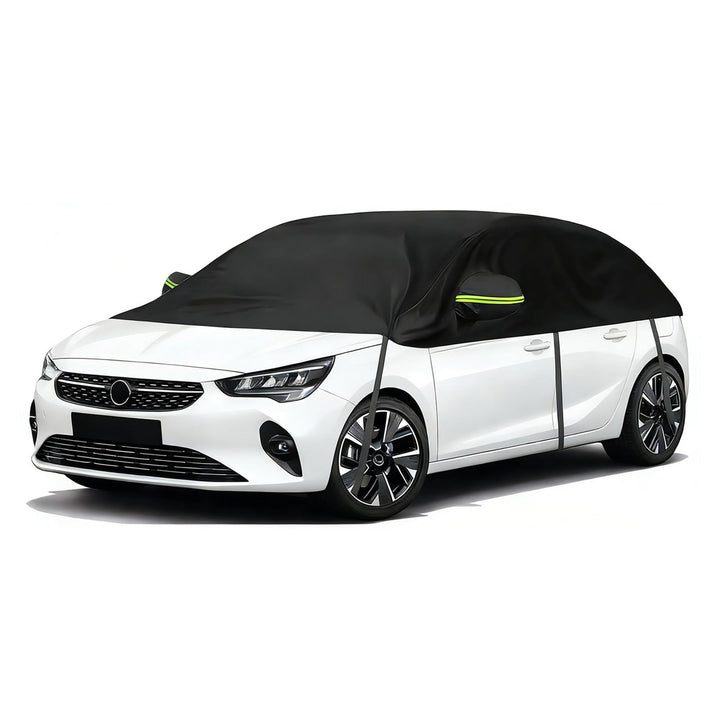 Halbe Autoabdeckung Ersatz Passend für Opel Corsa D Renault Clio VW Golf VW Polo, Universelle Sonnen