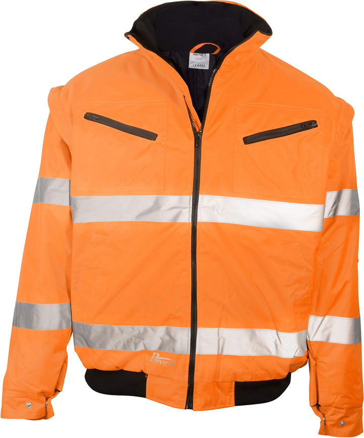 Prevent Warnschutz-Pilotenjacke 174OA, leuchtorange, Gr. L L-6XL, L-6XL