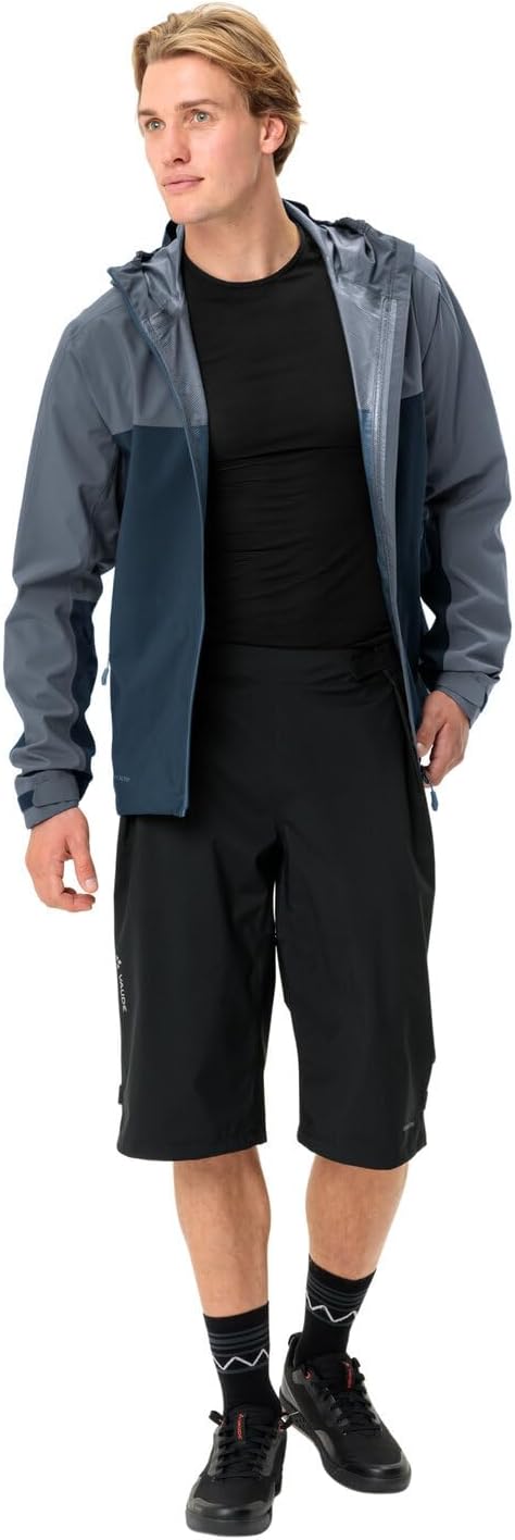 VAUDE Men's Moab Rain Jacket - Regenjacke Herren S heron, S heron
