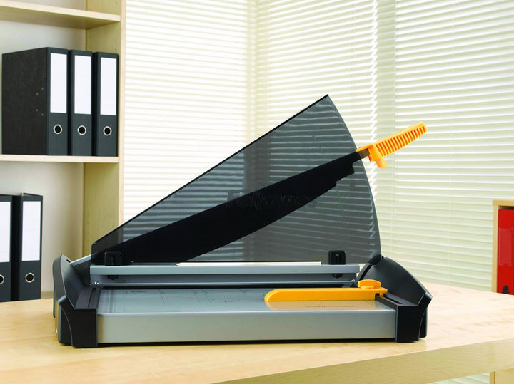 Fellowes Büro Hebelschneidemaschine Plasma A3 schwarz/metallic, A3