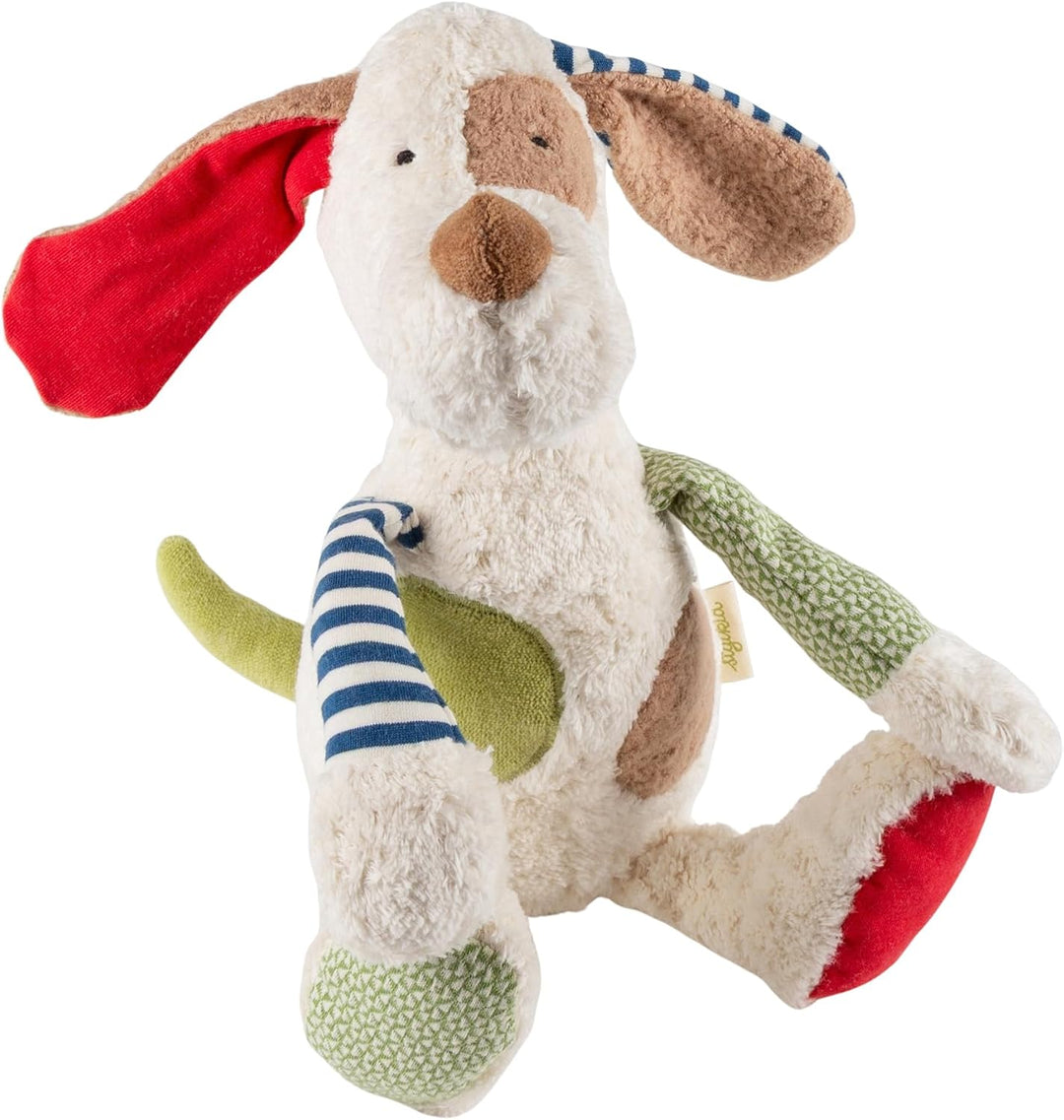 SIGIKID 38764 Kuscheltier Hund Green Mädchen und Jungen Babyspielzeug empfohlen ab Geburt mehrfarbig