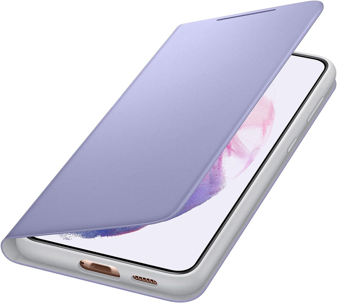 Samsung LED View Smartphone Cover EF-NG996 für Galaxy S21+ 5G Handy-Hülle, LED-Anzeige, Kartenhalter
