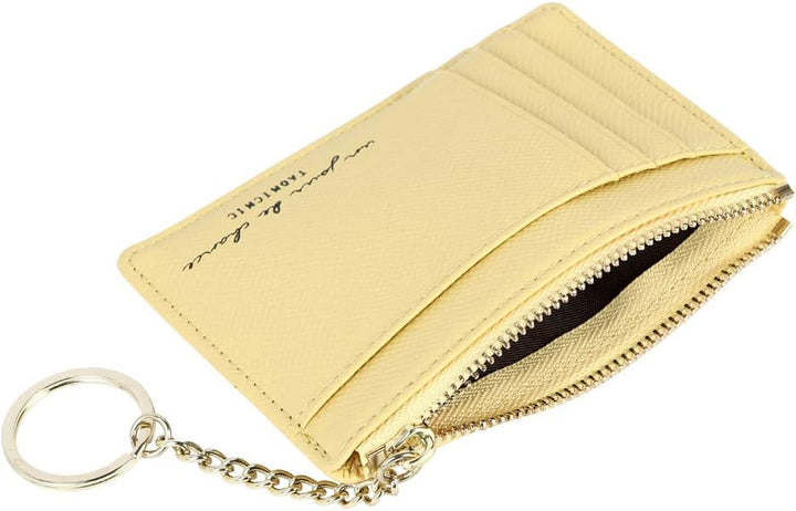 Damen 8 Karten Slim Minimalist Card Holder Coin Changes Purse Front Pocket Wallet B07VXC7YQ8 Einheit