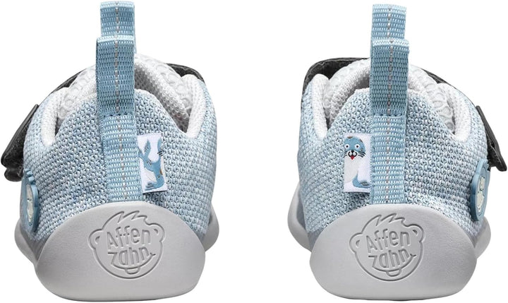 Affenzahn Barfussschuh Knit Happy mit Klettverschluss, Vegan, rutschfest, Flexibel, Reflektierend, b