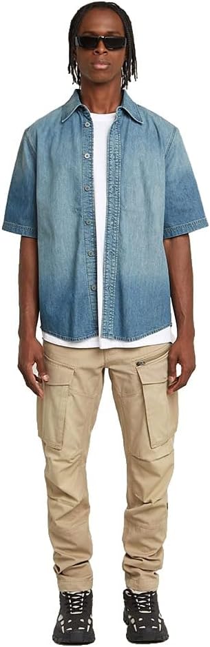 G-STAR Herren Rovic Zip 3D Regular Tapered Pants 26W / 32L Braun (Lion D02190-c962-1610), 26W / 32L